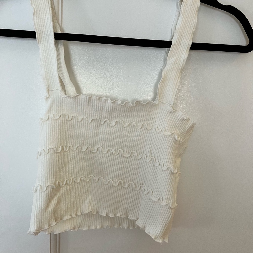 Ruffle Crop Cami